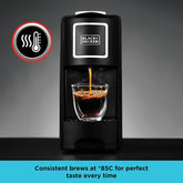 Black & Decker Capsule Coffee Machine, 1140W, CCM100