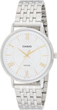 Casio Men's Watch Analog White Dial With Stainless Steel Band, MTP-M110D-7AVDF