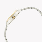 Casio Women's Watch Analog, Silver Dial Silver & Gold Stainless Steel Strap, LTP-1183G-7ADF