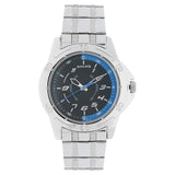 Sonata Men's Watch Analog Blue Dial With Stainless Steel Band, 77001SM01