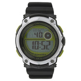 Sonata Men's Digital Watch With Black Plastic Strap, 77005PP01