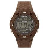 Sonata SO-77033PP02 brown dial men watch