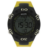 Sonata Men's Digital Watch With Yellow Plastic Strap, 77035PP03