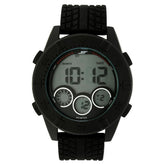 Sonata Men's Digital Watch With Black Plastic Strap, 77038PP04