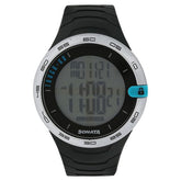 Sonata Men's Digital Watch With Black Plastic Strap, 77041PP01