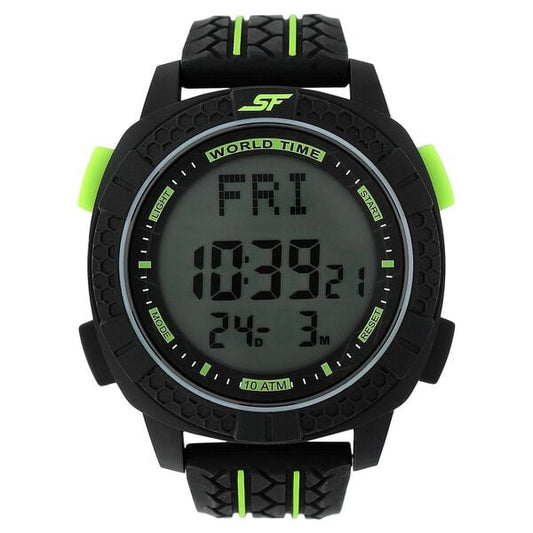 Sonata, Men, Digital, Watch, Plastic Strap, 77058PP02