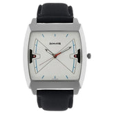 Sonata, Men, Analog, Watch, Silver Dial, Leather Strap, 77064SL02
