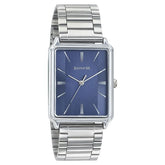 Sonata Men's Watch Analog Blue Dial With Stainless Steel Band, 77084SM03