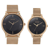 Sonata, Unisex, Analog Watch, Black Dial, with Stainless Steel Band, SO-7710WM03P
