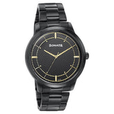 Sonata SO-77148NM01 black dial men watch