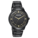 Sonata SO-77148NM01 black dial men watch