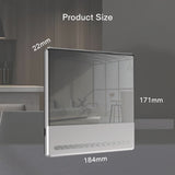 Commax Fine View 7" Handsfree Smart Wall Pad with Memory Record and Smartphone Connectable, White, CDV-70QT-W