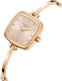 Lee Cooper Women's Analog Watch with Rose Gold Dial and Rose Gold Stainless Steel Band, LC08353.510