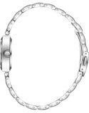 Lee Cooper Women's Analog Watch with White Mother Of Pearl Dial and Stainless Steel Band, LC08370.320