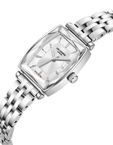 Lee Cooper Women's Analog Watch with White Mother Of Pearl Dial and Stainless Steel Band, LC08370.320