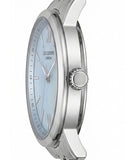Lee Cooper Women's Analog Watch with Blue Mother Of Pearl Dial and Stainless Steel Band, LC08371.300