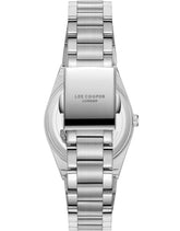 Lee Cooper Women's Analog Watch with Dark Blue Dial and Stainless Steel Band, LC08375.390
