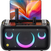 Ikarao Karaoke Machine for Adults, with Lyrics Display Built-in 13.3" Screen, All in One Karaoke Machine with 2 Wireless Microphone, IK-BREAKX1
