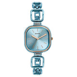 Sonata Innovations Colors Analog Women's Watch With Blue Dial and Blue Stainless Steel Strap,8186KM03