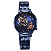 Sonata SO-8190QM04 blue dial women watch