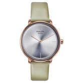 Sonata, Women, Analog, Watch, Silver Dial, Leather Strap, 8191QL01