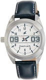 Fastrack, Women's Watch Analog, White Dial Blue Leather Strap, 6171SL01