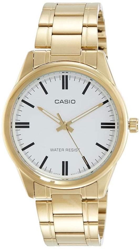 Casio Women's Watch Analog, White Dial Gold Stainless Steel Strap, LTP-V005G-7AUDF product image