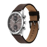 Titan Wrist Wit Men's Watch Analog Brown Dial With Brown Leather Strap, 1805SL12