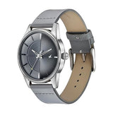Fastrack Stunners Men's Watch Analog Grey Dial Grey Leather Strap, 3305SL02