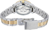 Seiko 21 Jewels Men's Automatic Watch Analog White Dial with Two-Toned Stainless Steel Band, SNK892K