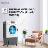 Havells Evaporative Air Cooler 80L For Indoor & Outdoor Powerful Airflow With 3 Side Honeycomb Pads, KOOLAIRE80