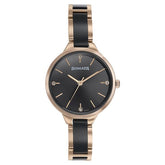 Sonata SO-87065KD01 gold dial women watch