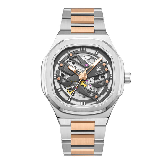 Beverly Hills Polo Club, Men's, Analog Watch, Black Dial, with Stainless Steel Band, BH-BP3686X.560