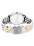 Titan Men's Watch Silver Dial Silver & Gold Stainless Steel Strap Watch, 1823KM02