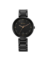 Titan Women's Watch Analog, Black Dial with Black Stainless Steel, 2480NM02