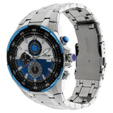 Titan Octane Quartz Chronograph Men's Watch with Blue Dial and Stainless Steel Strap, 90044KM03