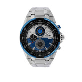 Titan Octane Quartz Chronograph Men's Watch with Blue Dial and Stainless Steel Strap, 90044KM03