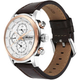 Titan, Men's, Analog Watch, Silver Dial, with Leather Band, TI-90086KL02