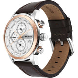 Titan, Men's, Analog Watch, Silver Dial, with Leather Band, TI-90086KL02