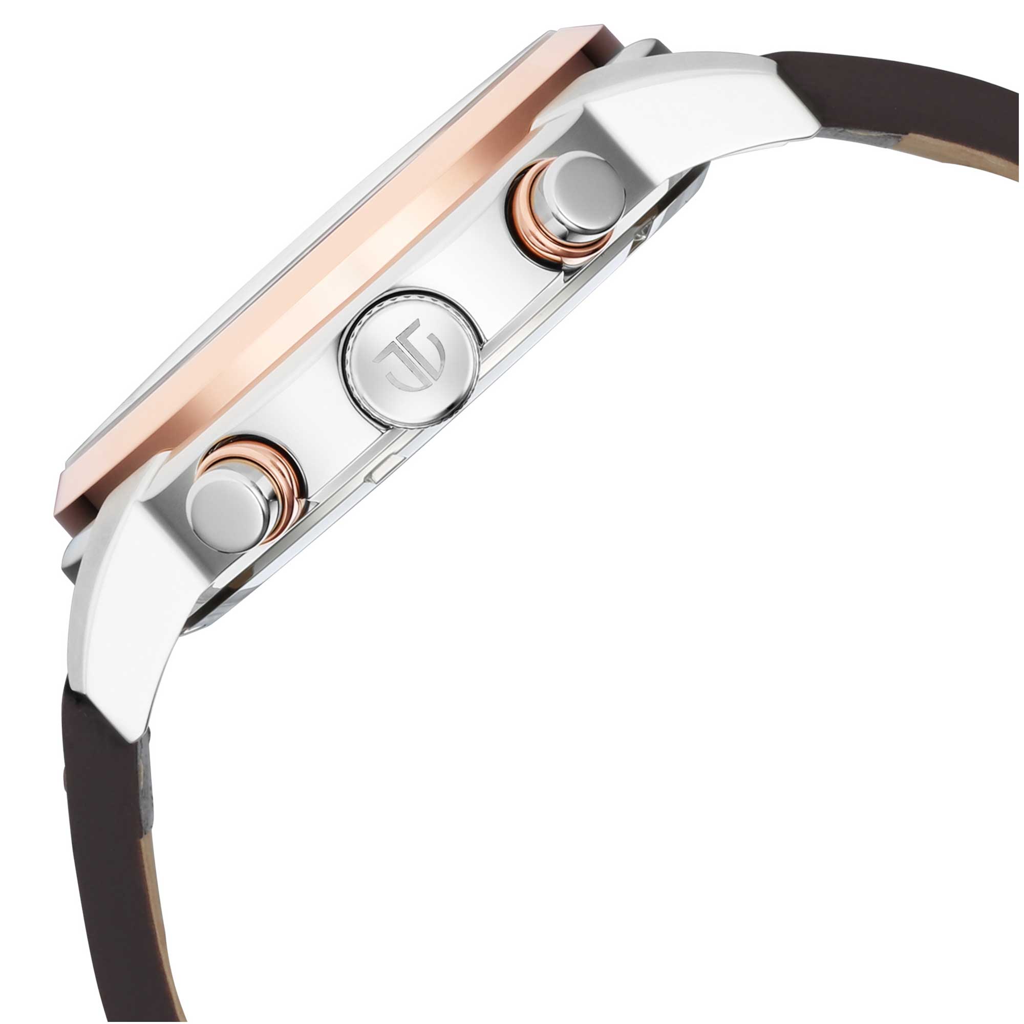 Titan, Men's, Analog Watch, Silver Dial, with Leather Band, TI-90086KL02