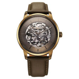 Titan Automatic Color Upgrade Men's Watch with Brown Dial and Brown Leather Strap,90110QL03_NEW