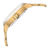 Titan Men's Automatic Watch Silver Dial With Gold Stainless Steel Strap , 90110YM01