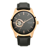 Titan, Men, Analog, Watch, Black Dial, Leather Strap, 90126WL03