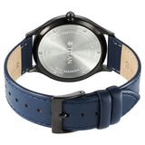 Titan Classique Slimline Men's Watch Analog Blue Dial Blue Leather Strap, 90142NL01