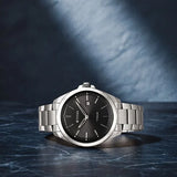 Titan Men's Titanium Quartz Analog Watch Black Dial With Titanium Strap, 90177TM03