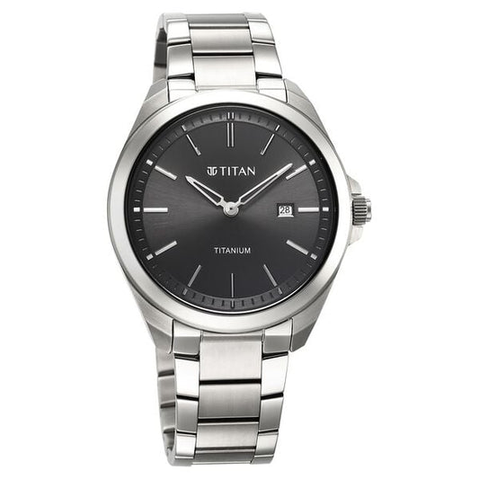 Titan, Men, Analog, Watch, Black Dial, 90177TM03