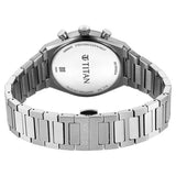 Titan Micromotors Analog Men's Watch with Retrograde Day and Date and Blue Dial with Stainless Steel Strap, 90180SM01