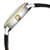 Titan Elegance Analog Men's Watch with Date by Hand and Blue Dial with Blue Leather Strap, 90202BL01