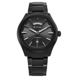 Titan Astral Concealed Analog Men's watch with Black Dial and Black Stainless Steel Strap, 90209NM01