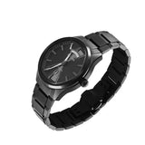 Titan Astral Concealed Automatic Men's Watch with Black Dial and Black Stainless Steel Strap, 90209NM01